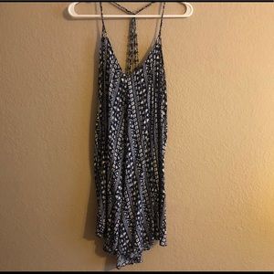 Aztec dress with beading detail